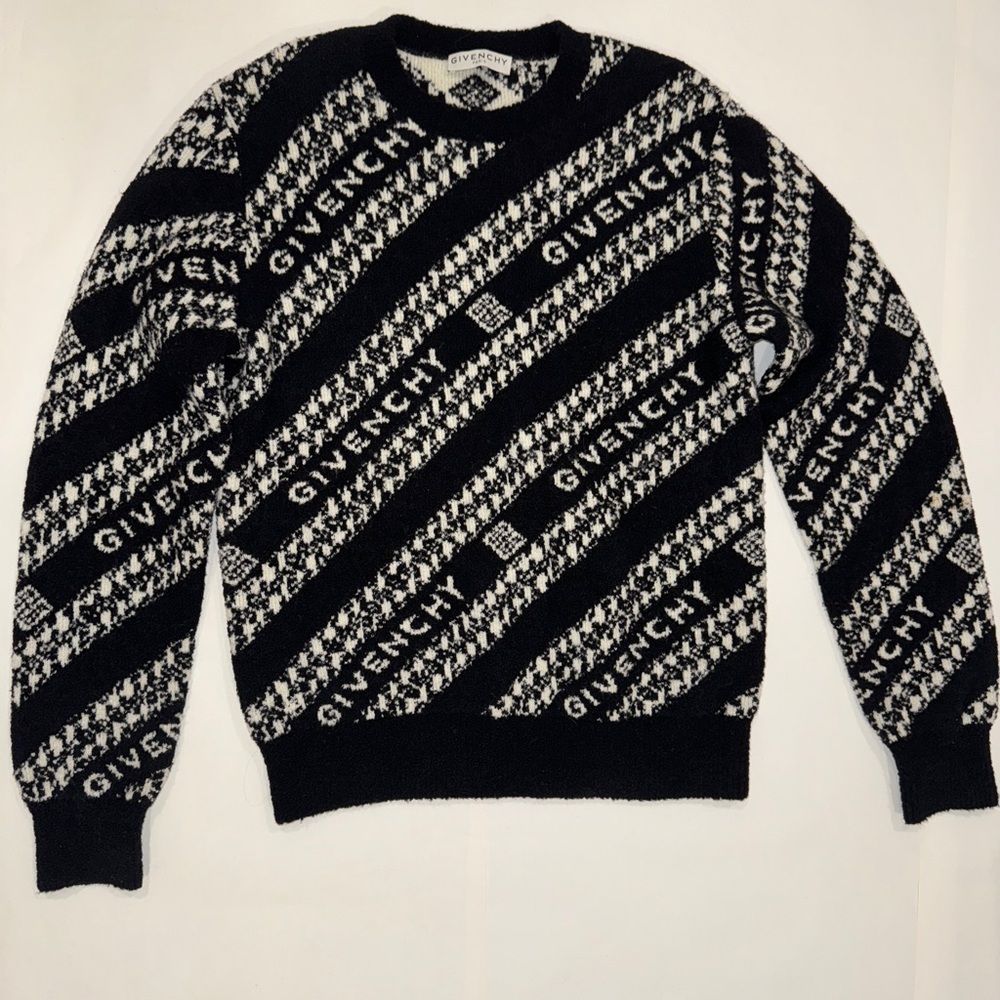Givenchy Monochrome Patterned Knit - image 1
